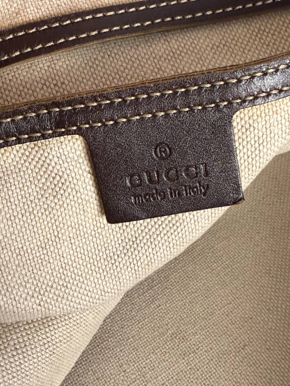 Gucci GG Supreme Beige Monogram Coated Canvas Belt Bum Bag - Picture 14 of 14